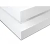A close-up, angled view of two white, rectangular tables stacked on top of each other against a white background. Náhľad obrázku produktu