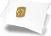Two white vacuum cleaner bags with a brown connector piece on one of them. The bags are slightly angled and appear to be a product shot. Náhled obrázku produktu
