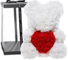 Cremefarbener Teddybär mit rotem Herz - 40 cm + Produktbild-Vorschau 5
