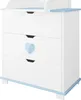 ZEE HEART Set Weiß Babybett 120x60 mit Schublade + Produktbild-Vorschau 9
