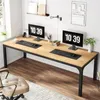 Tribesigns Schreibtisch 200 x 70 x 75 cm, Doppelter Langer Produktbild-Vorschau 6
