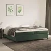 vidaXL Boxspringbettgestell Dunkelgrün 200x200 cm Samt Produktbild-Vorschau 2