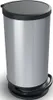 Rotho Treteimer Kunststoff PASO 30 l silber Produktbild-Vorschau 4