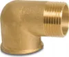 Złączka gwintowana kolanko mosiężne 90° 1/2" IG x 1/2" AG Podgląd zdjęcia produktu 1