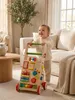 KiddyMoon Lauflernwagen holz für Kinder Verstellbarer Griff Produktbild-Vorschau 8