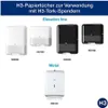 Tork weiche Zickzack Handtücher 2-lagig Tissue plus grün Produktbild-Vorschau 9