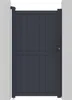 Gartentor aus Aluminium "Maurice" - 101,2 x 180,9 cm - Grau Produktbild-Vorschau 1