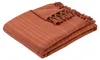 Atmosphera Plaid - terracotta - 230 x 250 cm - Baumwolle - Produktbild-Vorschau 1