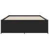Bettgestell Schwarz 120x190 cm Holzwerkstoff und Metall Produktbild-Vorschau 4