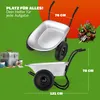 GARDEBRUK Schubkarre 2 Rad 150kg 100L Stahlfelge 2 Produktbild-Vorschau 7