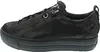 A side view of a black suede sneaker. Produktbild-Vorschau