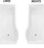 BADLAND Badewanne Rechteck Inspiro LINKS 160x70 mit Produktbild-Vorschau 6