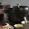 Staub Cocotte, Schwarz, Eisenguss, 22 cm, 4,1 kg Produktbild-Vorschau 6