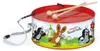 Tamburello Krtek in lamiera da 20 cm con bacchette, senza Anteprima dell’immagine prodotto 5