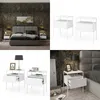 A collage of images showing a bedroom scene with nightstands and separate product shots of the nightstands. Náhled obrázku produktu