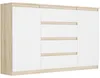 Komoda 160 cm zásuvky dveře skříňka FRAMIRE R-160-S4 sonoma Náhled obrázku produktu 1