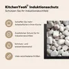 KitchenYeah® Kryt varnej dosky kamene - štrk - biely, Náhľad obrázku produktu 6