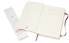 Moleskine Scarlet Red Large Plain Notebook Soft Voir les images du produit 6