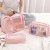 Reise-Kosmetiktasche - transparent - 3-in-1 - Organizer für Produktbild-Vorschau 7