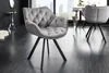 riess-ambiente Drehbarer Stuhl THE DUTCH COMFORT grau Samt Produktbild-Vorschau 6