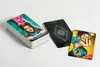 A deck of tarot cards with two cards laid out separately. Produktbild-Vorschau