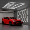 XINZI LED Hexagon stropní světlo s rámem - 14 panelů, 6500K Náhled obrázku produktu 11