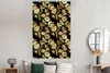 MuchoWow® Poster Muster - Blumen - Gold 120x180 cm - Produktbild-Vorschau 4