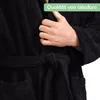 Celodoro Bademantel für Damen und Herren - Schwarz 3XL Produktbild-Vorschau 6