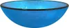 vidaXL Lavabo in vetro temperato 42x14 cm blu Anteprima dell’immagine prodotto 1