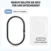 30 Stück Duschvorhangringe, schwarze rostfreie Produktbild-Vorschau 4