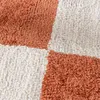 Volero - Teppich Kariert - Blox Terracotta Weiß - 140x200 Produktbild-Vorschau 7