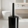 ADGO, brosse de toilettes noire, brosse de toilettes sans Voir les images du produit 4