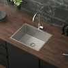 ML-Design Küchenspüle mit Ab- und Überlaufgarnitur, Silber, Produktbild-Vorschau 1