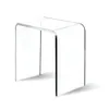A clear acrylic stool or small table is shown against a white background. Produktbild-Vorschau