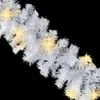 vidaXL Weihnachtsgirlande mit LED-Lichtern 10 m Weiß Produktbild-Vorschau 4
