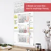 3 Monatskalender 2027 Wandkalender mit Notizfeld Tagesliste Produktbild-Vorschau 4