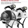 HEARMOR Bauhelm mit LED-Kopflampe, ABS Schutzhelm, EN12492, Produktbild-Vorschau 3