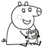 Peppa Wutz Ausmalbilder: Malspaß mit Peppa Produktbild-Vorschau 6