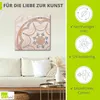 ARTland Leinwandbild Boho Mandala Größe: 50x50 cm Produktbild-Vorschau 2