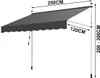 Yakimz tenda da sole a morsetto tenda da sole per balcone Anteprima dell’immagine prodotto 2