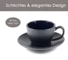 Hanseküche Cappuccino Tassen 4er Set (180 ml) aus Steingut Produktbild-Vorschau 5