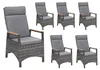 LC Garden »Keramo« Gartenstuhl natur-grau Verstellsessel Produktbild-Vorschau 4