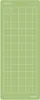 A light green cutting mat with a grid pattern. Voir les images du produit