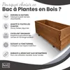 Jardinière en Bois IvoQ – 80 x 40 x 32 cm – Bois – Pour Voir les images du produit 4