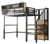 Hochbett 90x200 cm mit Sicherheitsleiter und verstellbarem Produktbild-Vorschau 8