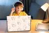 MuchoWow® Laptop Aufkleber Sticker Cover Frau - Linienkunst Produktbild-Vorschau 3