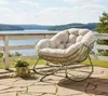 Lesli Living Schaukelsessel Cozy Beige Produktbild-Vorschau 3