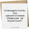 Mr. & Mrs. Panda Glückwunschkarte Spruch Schwiegereltern Produktbild-Vorschau 1