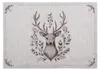 Set di 6 tovagliette Clayre & Eef 48x33 cm Cervo in cotone Anteprima dell’immagine prodotto 2
