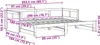 vidaXL Letto da giorno allungabile naturale 180 x 200 cm in Anteprima dell’immagine prodotto 8